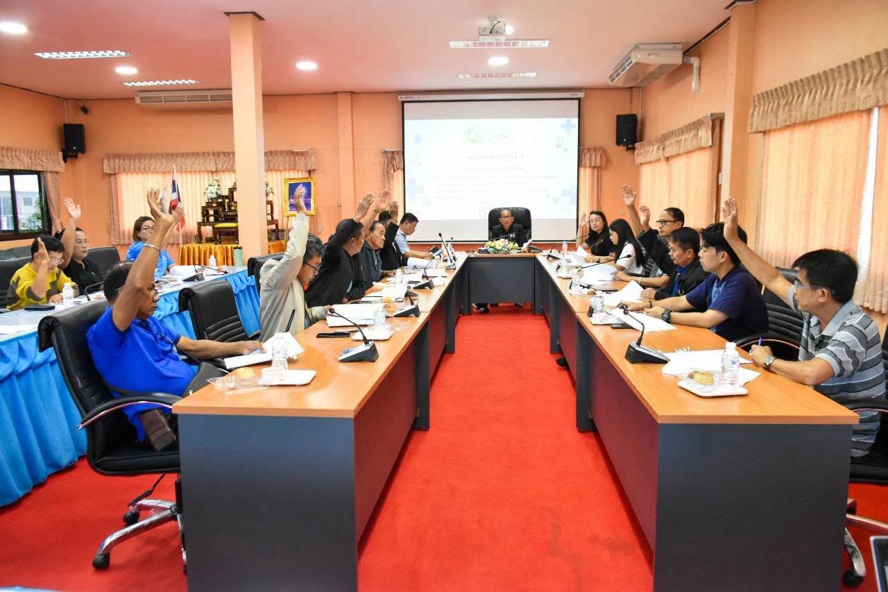 การประชุมกองทุนหลักประกันสุขภาพเทศบาลตำบลหนองพยอม ครั้งที่ 5/2569